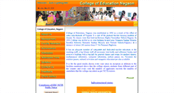 Desktop Screenshot of collegeofeducation.co.in