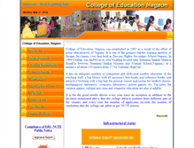Tablet Screenshot of collegeofeducation.co.in